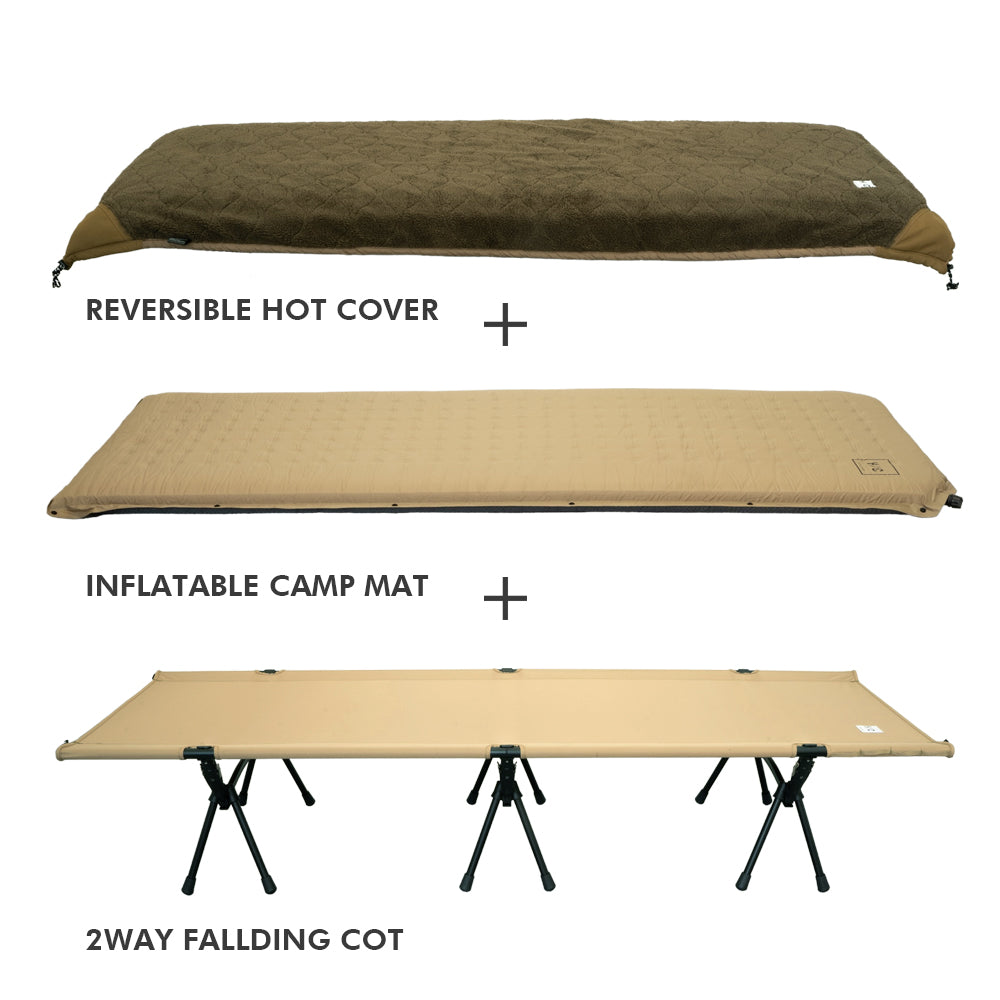 HOTEL CAMPS フルセット[コット + マット + ホットカバー] 単品